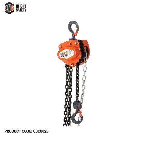 LINQ CHAIN BLOCK COMMERCIAL 0.25 TONNE CAPACITY 1.5M LONG 